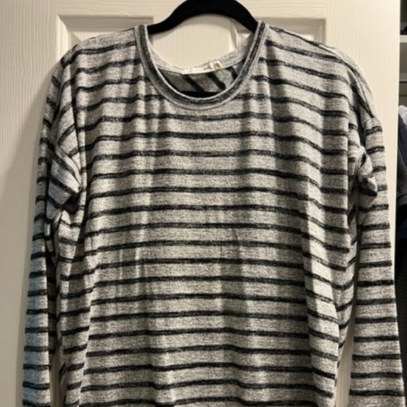 Rag and Bone Hudson black and grey striped shirt - Picture 1 of 3
